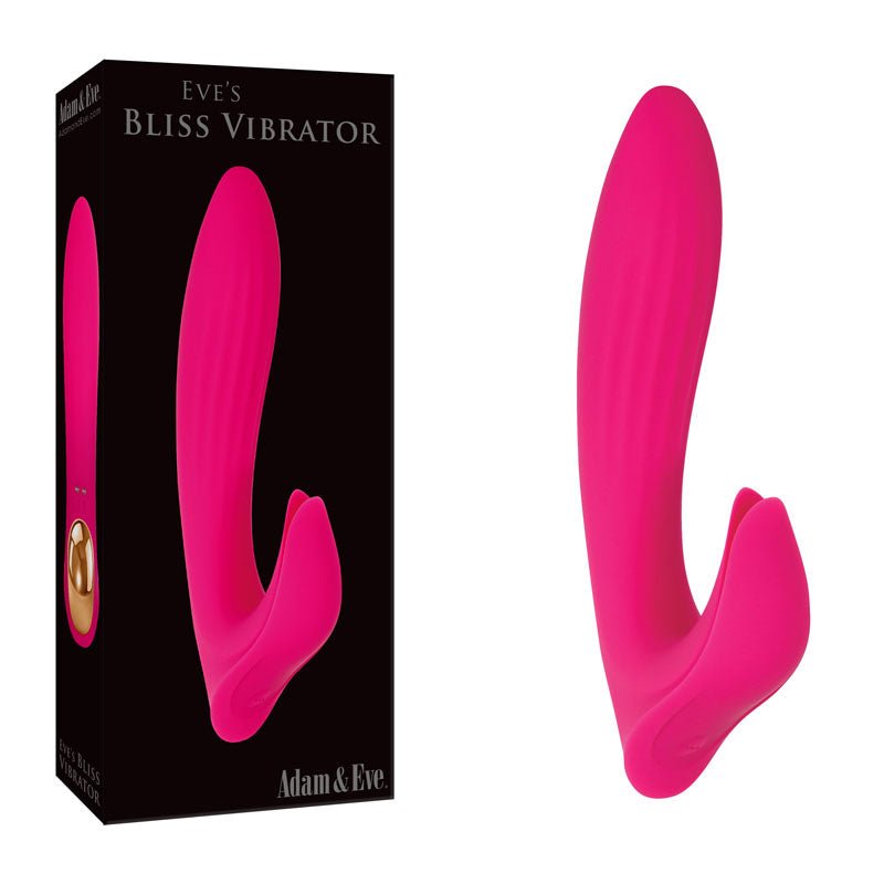 Adam & Eve EVES BLISS VIBRATOR - 17.8 cm USB Rechargeable Rabbit Vibrator at NZ & Australia’s Mega Adult Toy Store