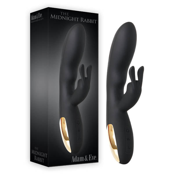 Adam & Eve The Midnight Rabbit - 20.3 cm (8'') Rabbit Vibrator at NZ & Australia’s Mega Adult Toy Store