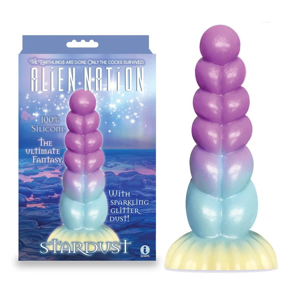 Alien Nation - Stardust - Glitter Rainbow 21 cm Fantasy Dong at NZ & Australia’s Mega Adult Toy Store