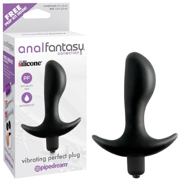 Anal Fantasy Collection Vibrating Perfect Plug - 9 cm (3.5'') Vibrating Butt Plug at NZ & Australia’s Mega Adult Toy Store