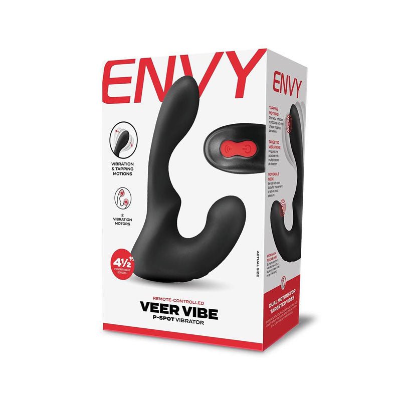 Envy Veer Vibe P - Spot Vibrator - USB Rechargeable Prostate Vibrator with Wireless Remote at NZ & Australia’s Mega Adult Toy Store