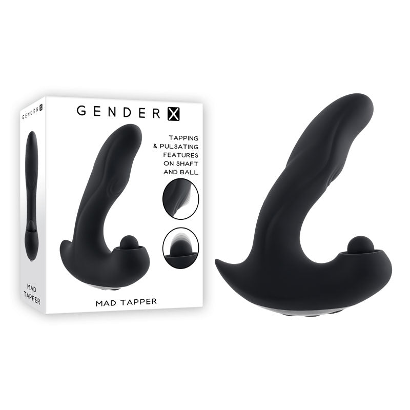 Gender X MAD TAPPER - USB Rechargeable Double Tapping Vibrating Massager at NZ & Australia’s Mega Adult Toy Store